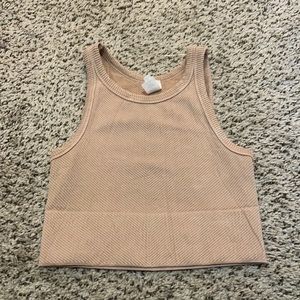 Pinkish tan Crop Top